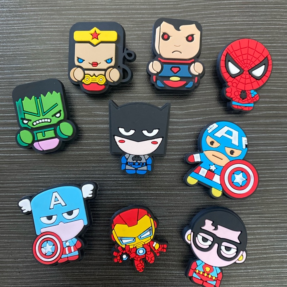 Superhero’s Croc/Shoe Charms up for grabs!